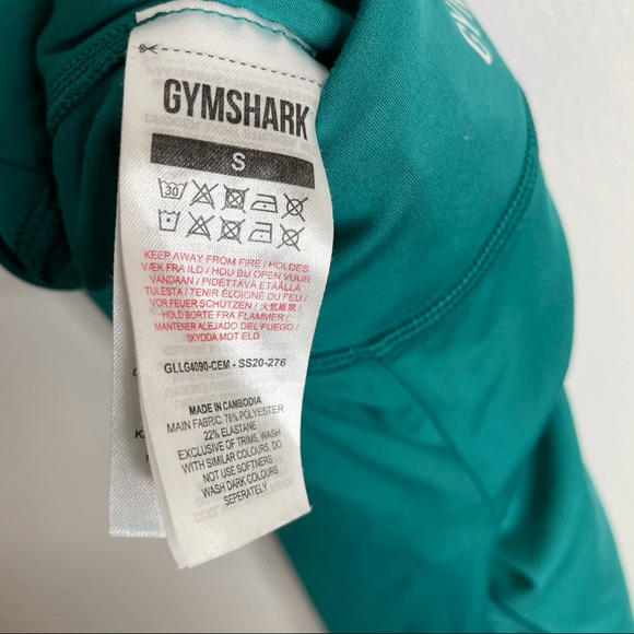 GymShark Illumination Leggings Charged Emerald S - Picture 16 of 16